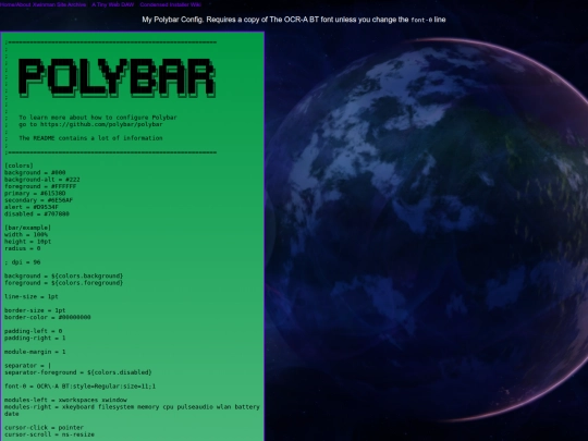 linux/misc/polybar screenshot