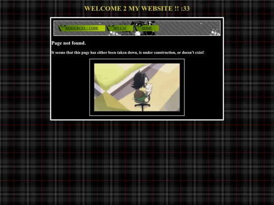 error screenshot