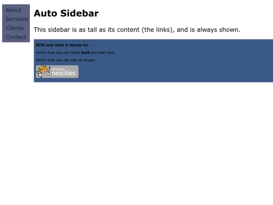 index screenshot