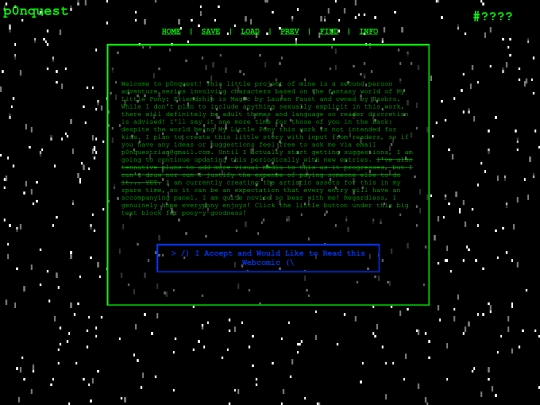 info screenshot