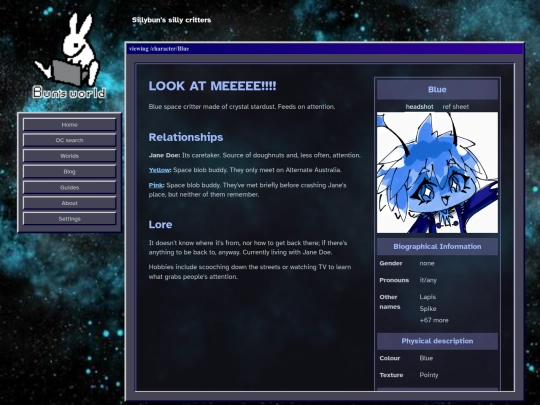character/Blue screenshot