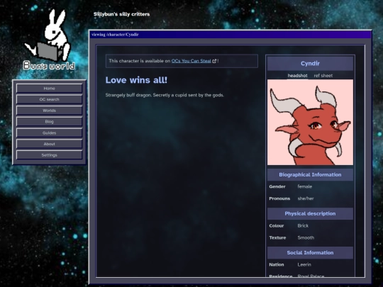 character/Cyndir screenshot