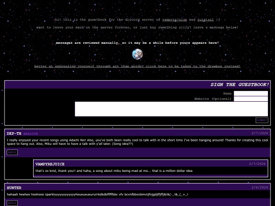 suratjuice-guestbook screenshot