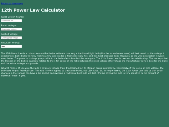 Calculator screenshot