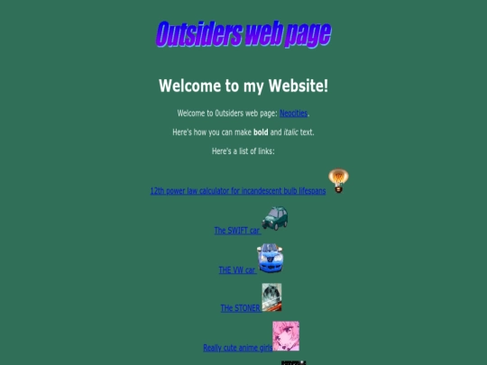index screenshot