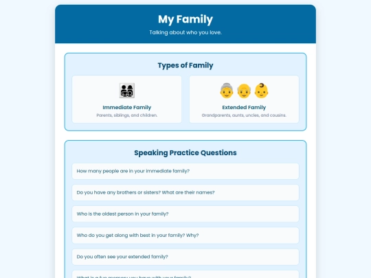 FamilyTalk screenshot