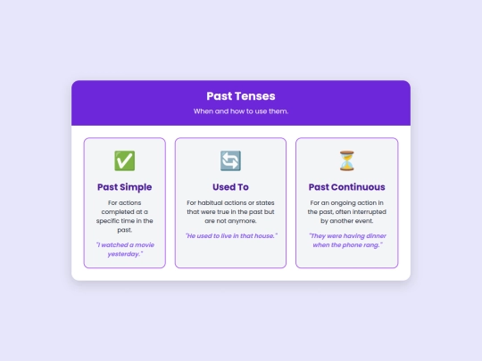 PastSimpleUsedToCont screenshot