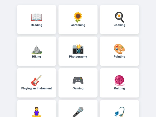 hobbies2 screenshot