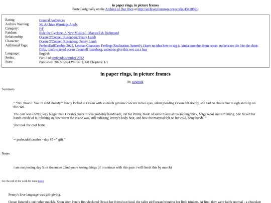 in paper rings in screenshot