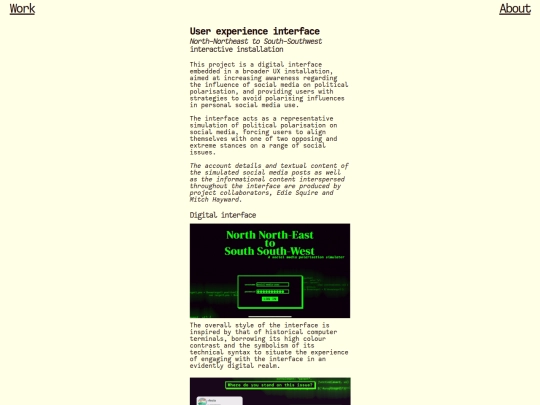 ux-interface screenshot