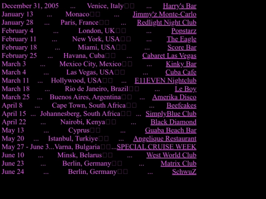 venues screenshot