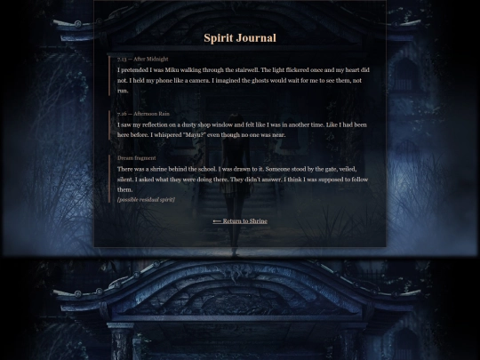 spirit_journal screenshot