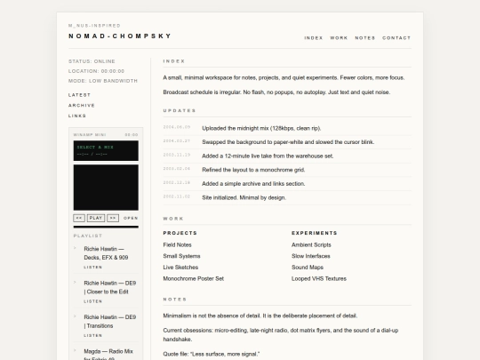 index screenshot