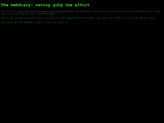 webdiary screenshot