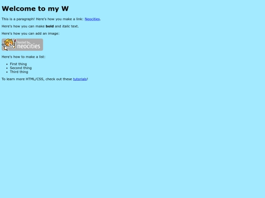 links screenshot