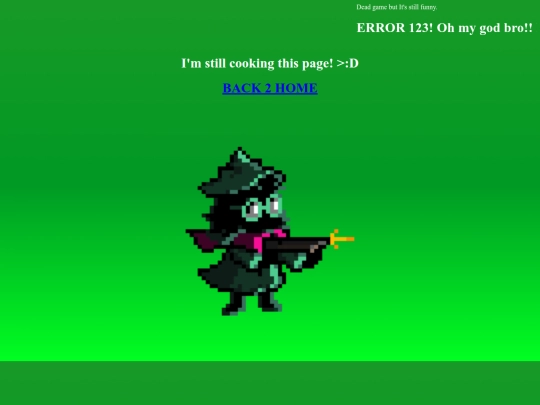 Unfinished screenshot