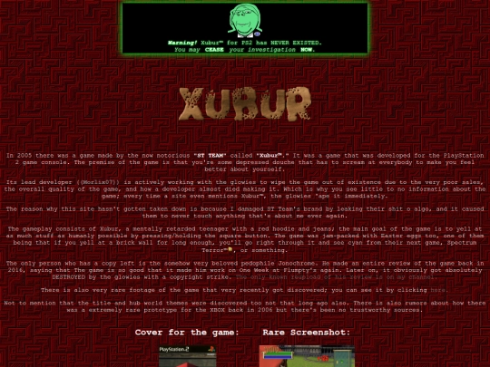 Xubur screenshot