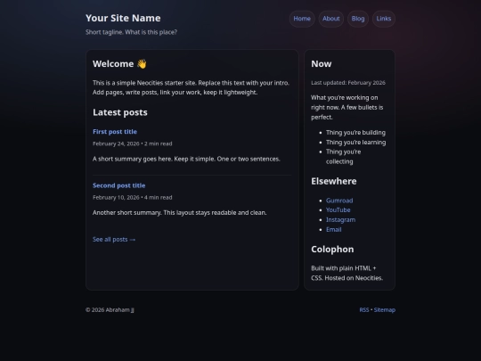 index screenshot