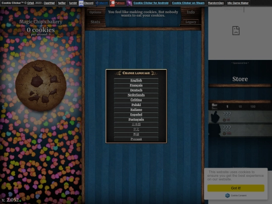 clcookie-clicker screenshot