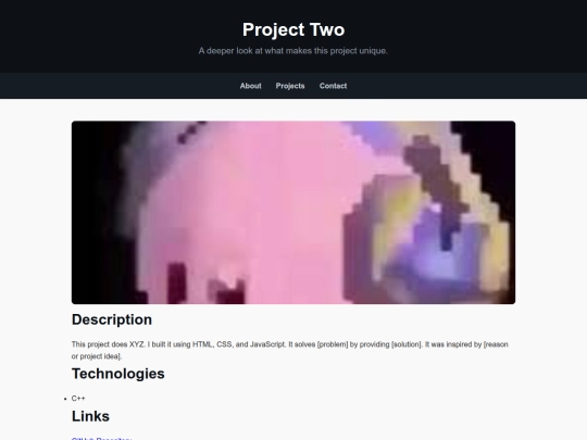 project2 screenshot