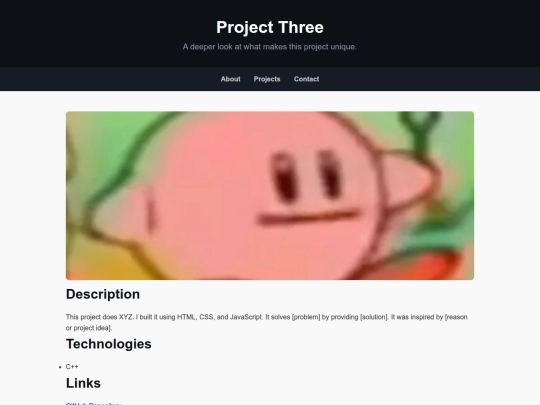 project3 screenshot