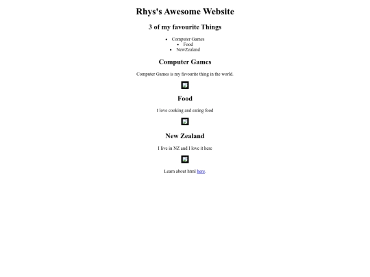 index screenshot