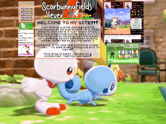 index screenshot