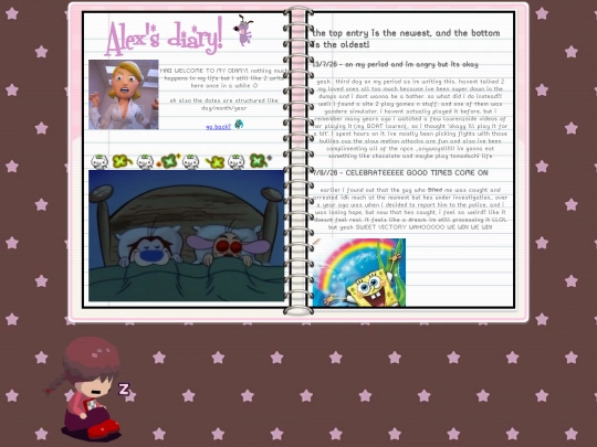 diary screenshot