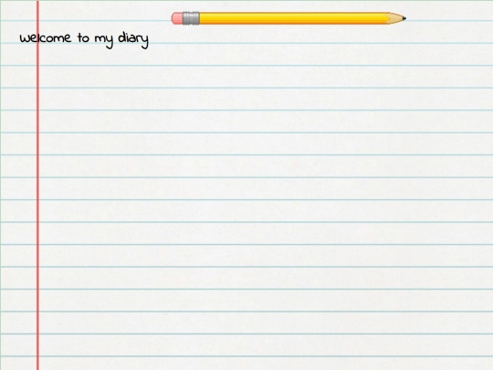 Diary screenshot
