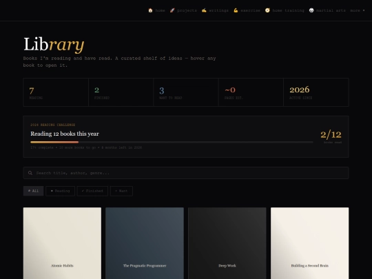 library screenshot