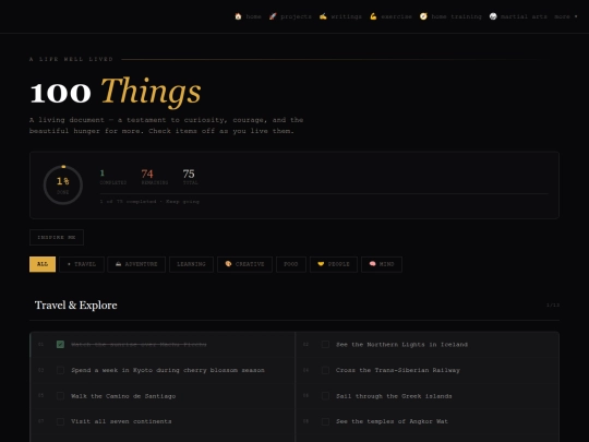 list100 screenshot