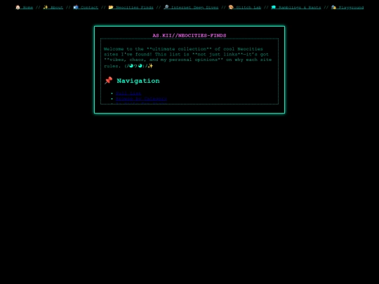 neocities screenshot