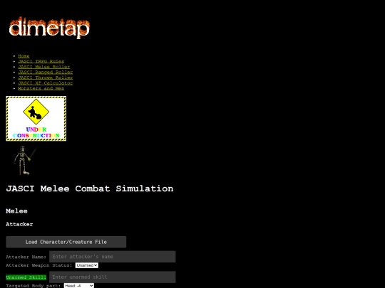 JASCI_Melee_Roller screenshot