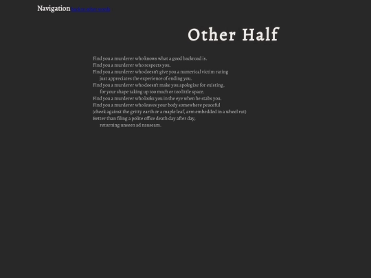 writing/poetry/4murder screenshot