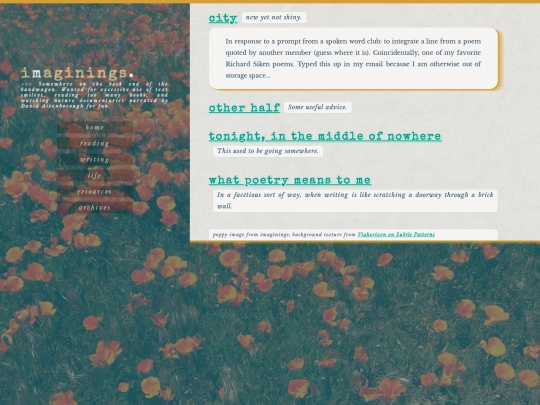 writing/poetry screenshot