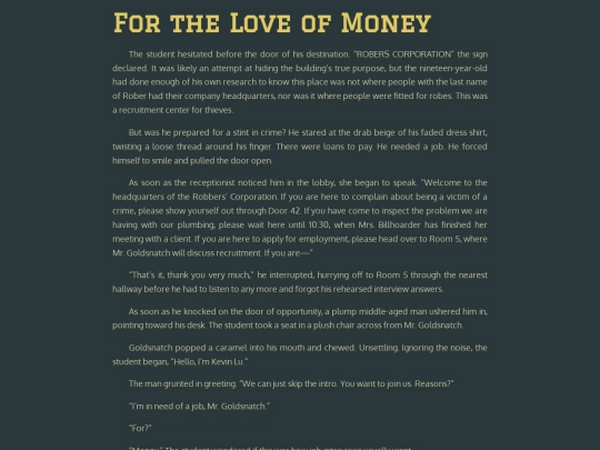 writing/shortstories/2money screenshot