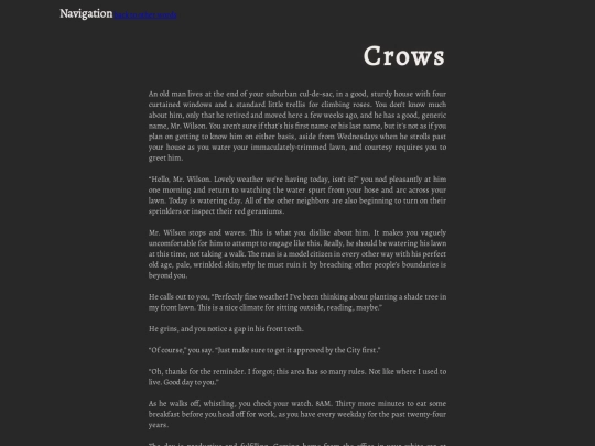 writing/shortstories/4crows screenshot
