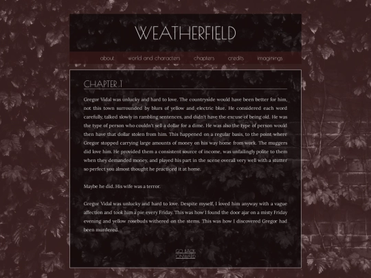 writing/weatherfield/chapters/1 screenshot