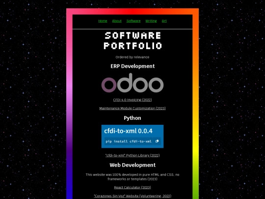 software screenshot