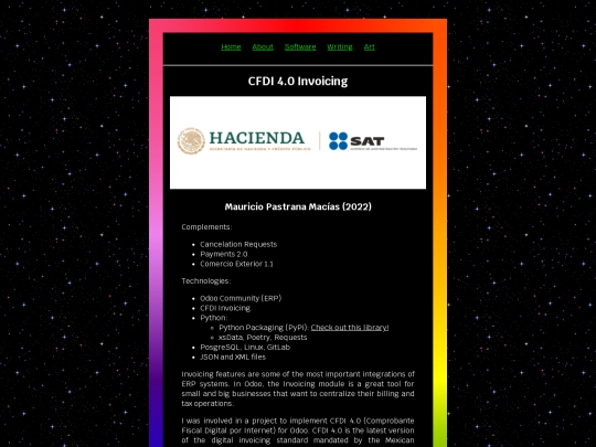 software/cfdi40 screenshot