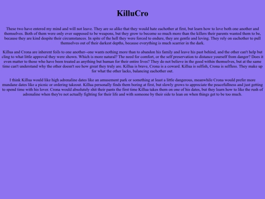 KilluCro screenshot