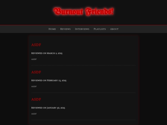 index screenshot