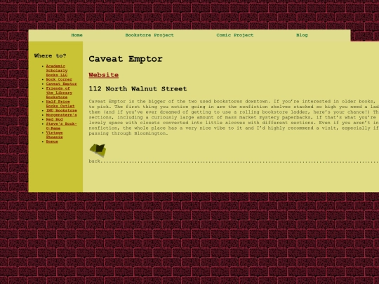 caveatemptor screenshot