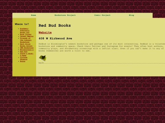 redbud screenshot