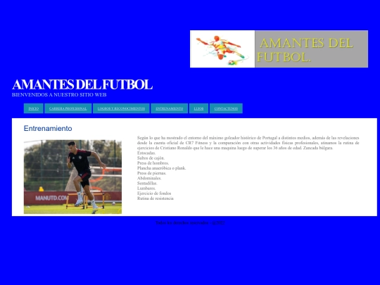 Entrenamiento screenshot
