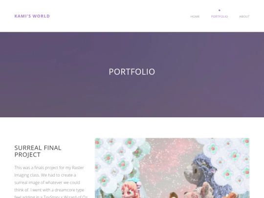 portfolio screenshot