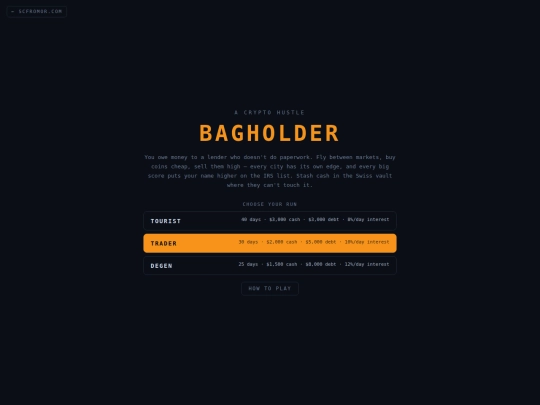 games/bagholder screenshot