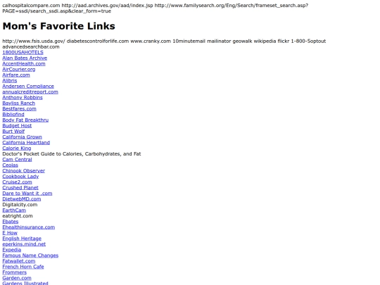 misc/momslinks screenshot
