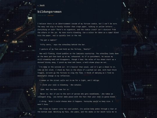 blog-posts/bildungsroman screenshot