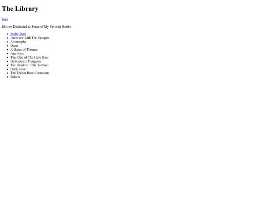 library screenshot